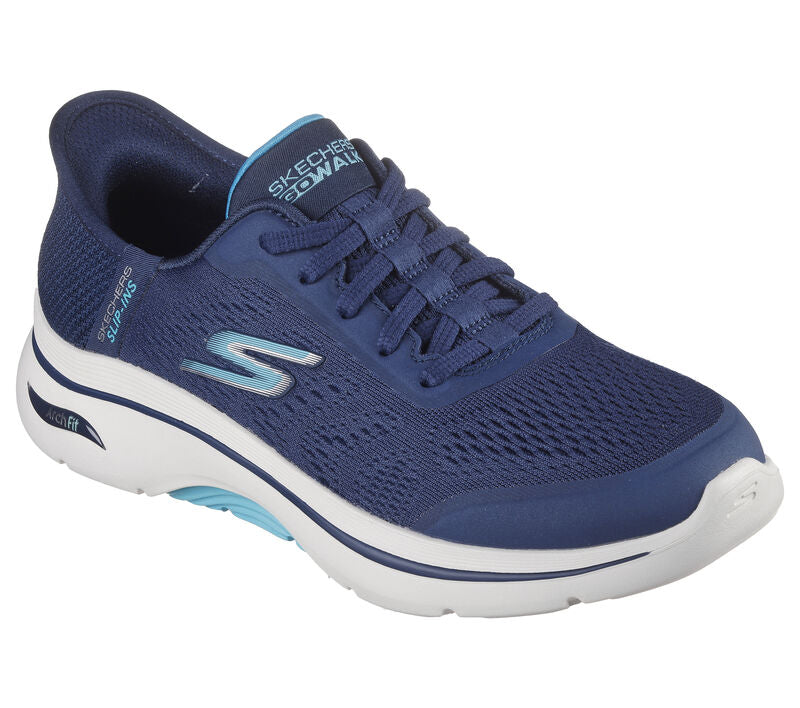 Skechers - Slip-ins - GO WALK Arch Fit 2.0 Valencia - Navy/Aqua